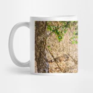 Autograph Rock in Oklahoma Panhandle 2 Mug